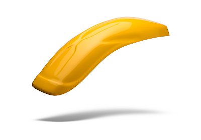 Image of Fender, Maico Rear Plastic Reproduction Yellow 1975-1976