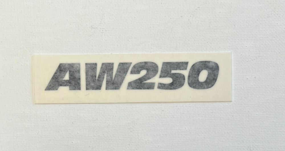 Decal, AW250/AW 250 Air Box (Pair) 1976-77