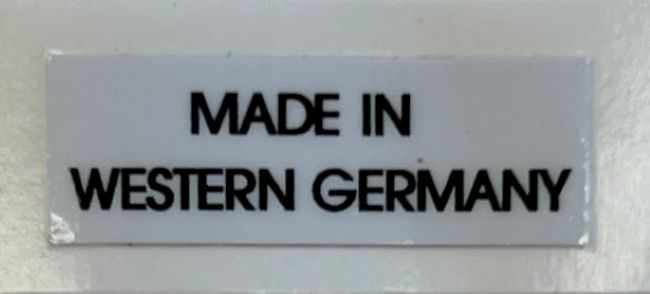 Decal, Made In Western Germany (Each)