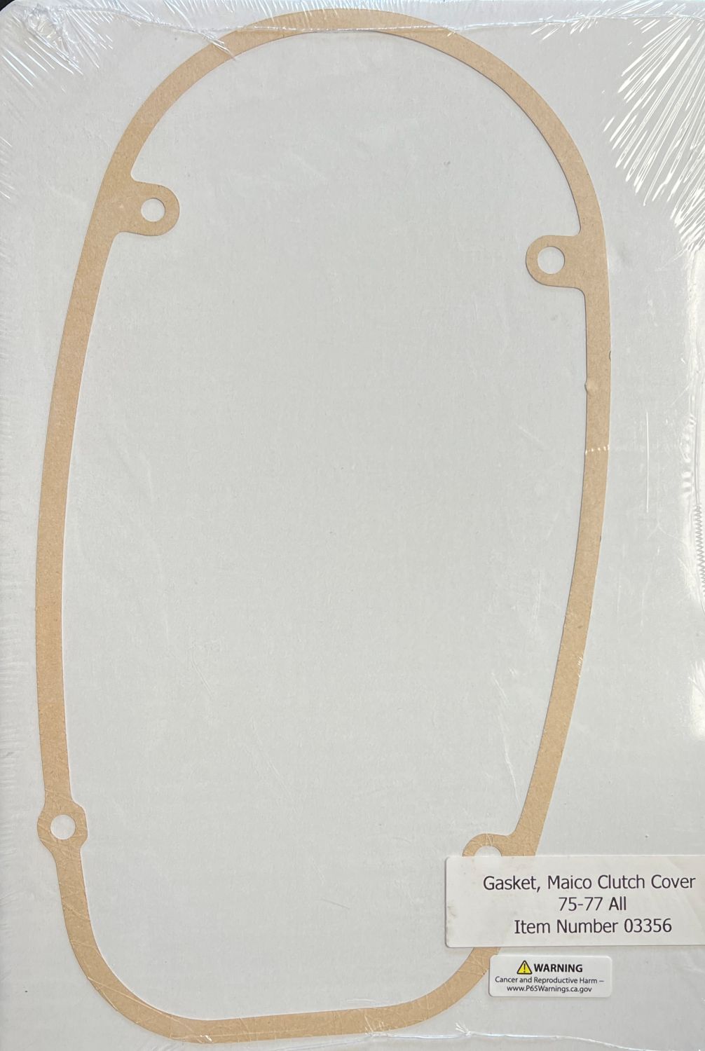 Gasket, Maico Clutch Cover 5 Speed 1975-1977