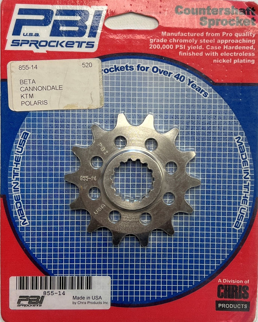 Sprocket, Maico Countershaft 14T Drilled 1983 - 1985