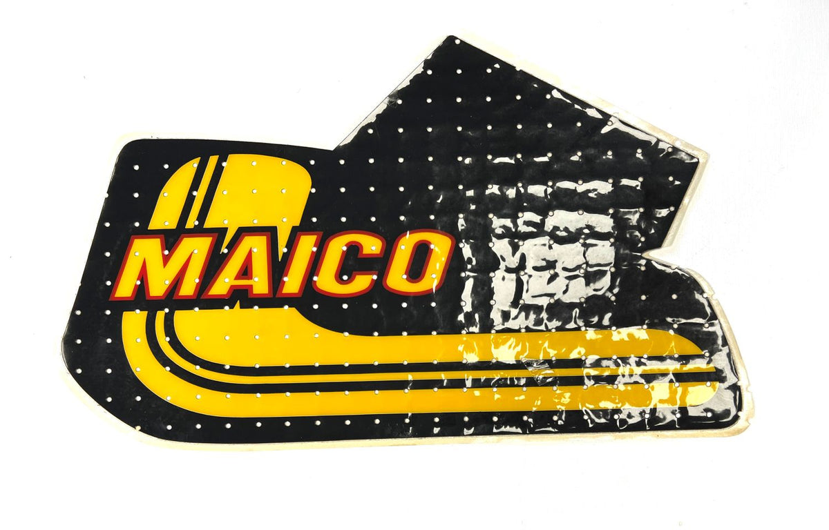 Decal, Fuel Tank, Set, Black/Yellow, Perforated 1980-1983 (Pair/Set)