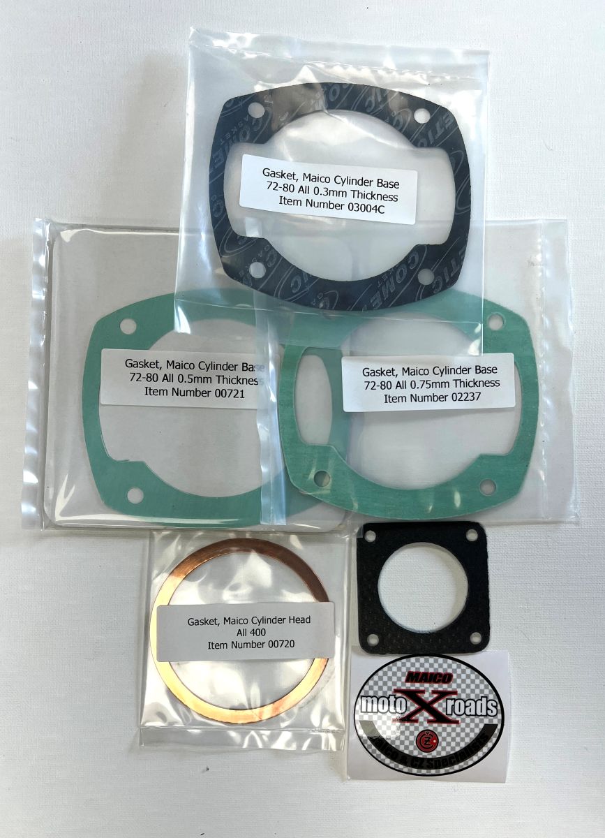 Gasket Set, Top End Maico 400 1972 -1980