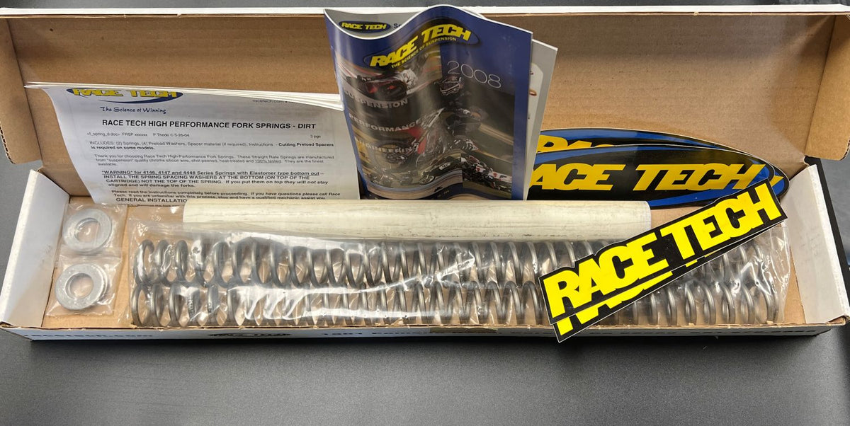 Fork Springs, Race Tech .46 kg/mm 36.7 x 505MM (Fitment Below)
