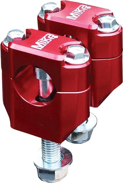 Bar Clamps, Mika Metals Rubber Mounted 7/8" (For Use With Nor-Cal Triple Clamps)