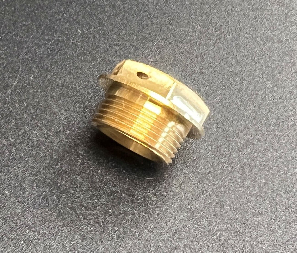 Carburetor Main Jet Plug (Drain Plug), Mikuni VM 30-34 Spigot Mount (Brass)